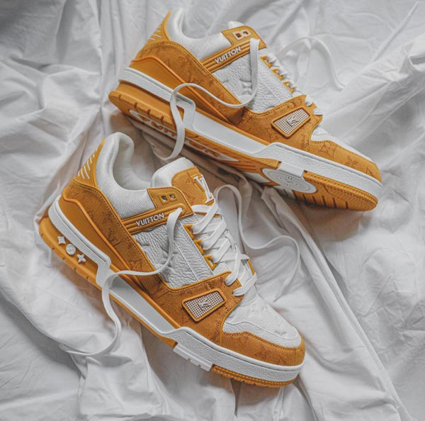 Louis vuitton sneakers yellow cheap