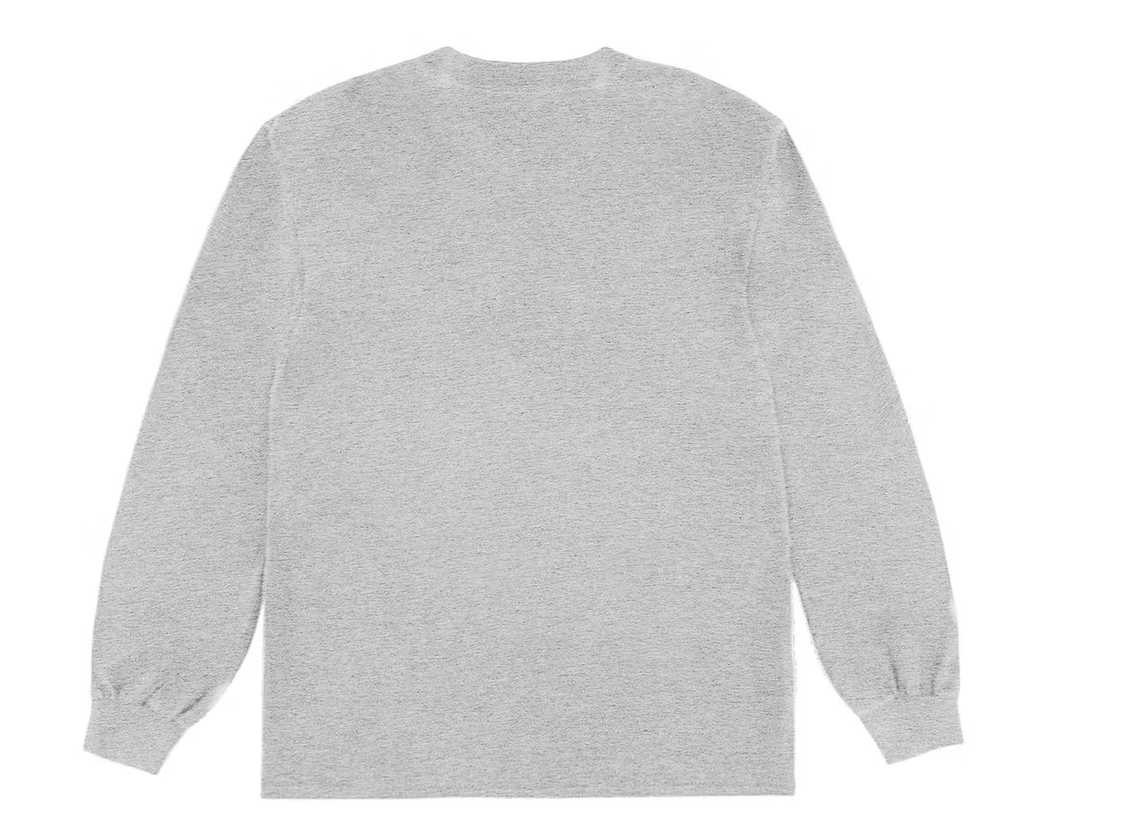 TRAVIS SCOTT X MCDONALD'S CJ LIVE FROM UTOPIA L/S T-SHIRT GREY