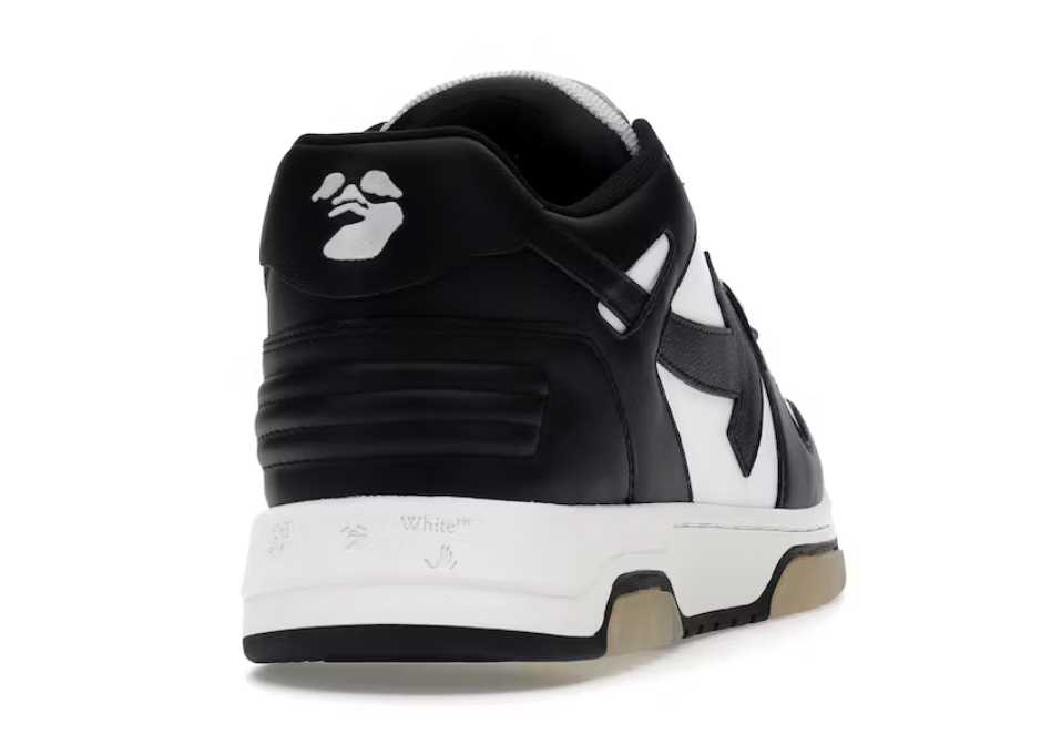 OFF-WHITE OUT OF OFFICE OOO LOW TOPS WHTE/BLACK