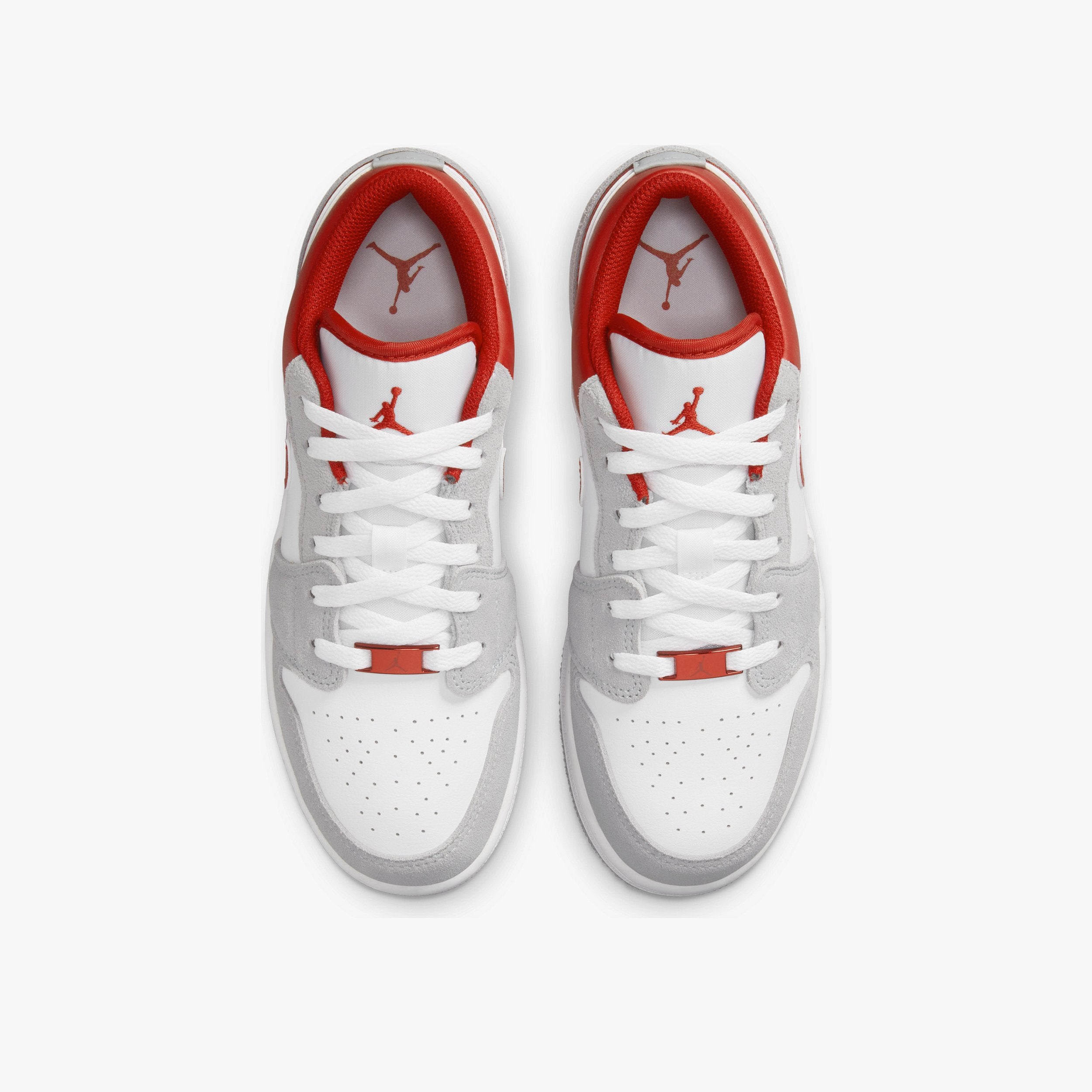 JORDAN 1 LOW GREY RED (GS) - The Edit LDN