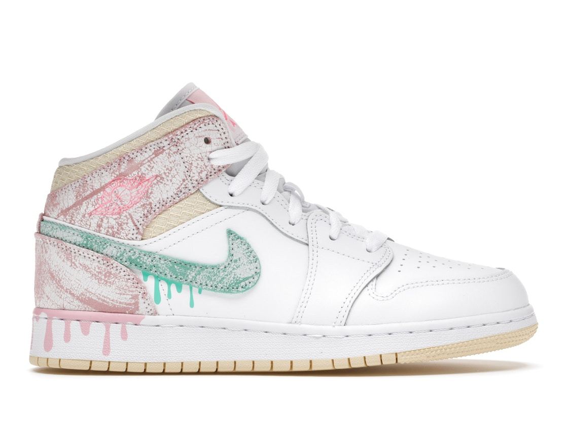 JORDAN 1 MID PAINT DRIP (GS) - The Edit LDN