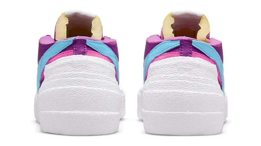 KAWS X SACAI X NIKE BLAZER LOW PURPLE MULTI - The Edit LDN