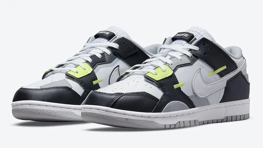 NIKE DUNK LOW SCRAP WOLF GREY LIGHT LEMON TWIST - The Edit LDN