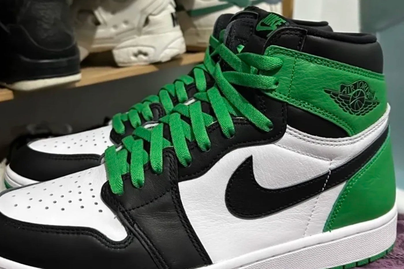 T~nis nike air jordan 1 retro high verde Clearance
