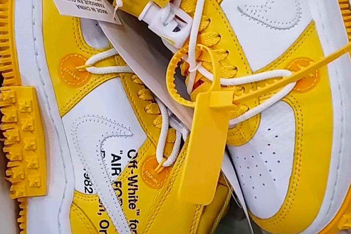 First Look at the Off - White x Nike Air Force 1 Mid 