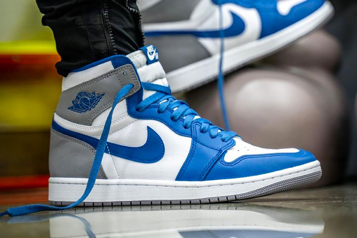 An On-Foot Look at the Air Jordan 1 High OG "True Blue"