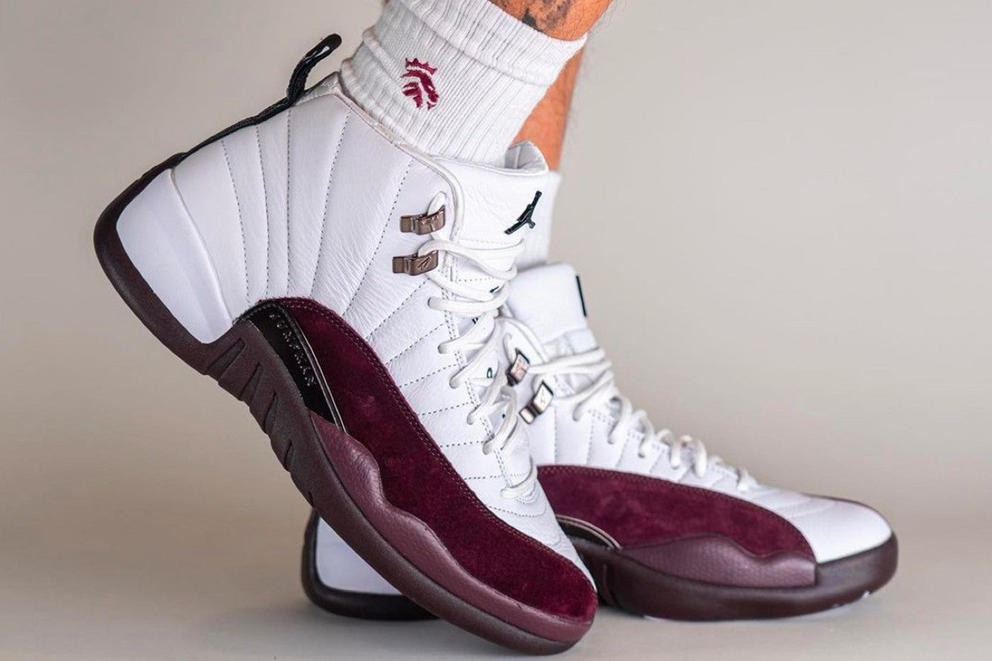 Get Up Close With the A Ma Maniere x Air Jordan 12 "White"