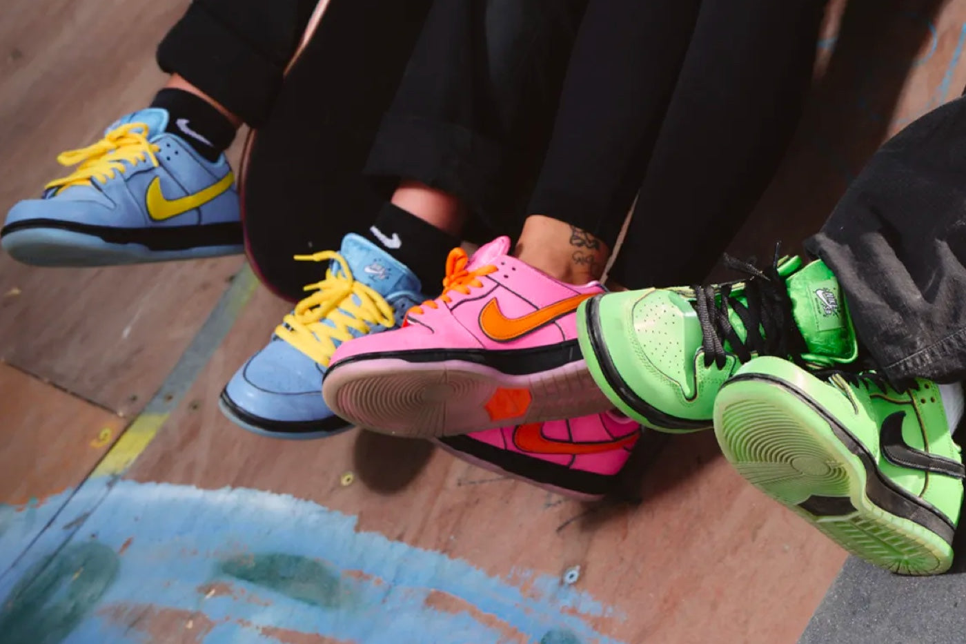 Here's When You Can Cop The Powerpuff Girls x Nike SB Dunk Low