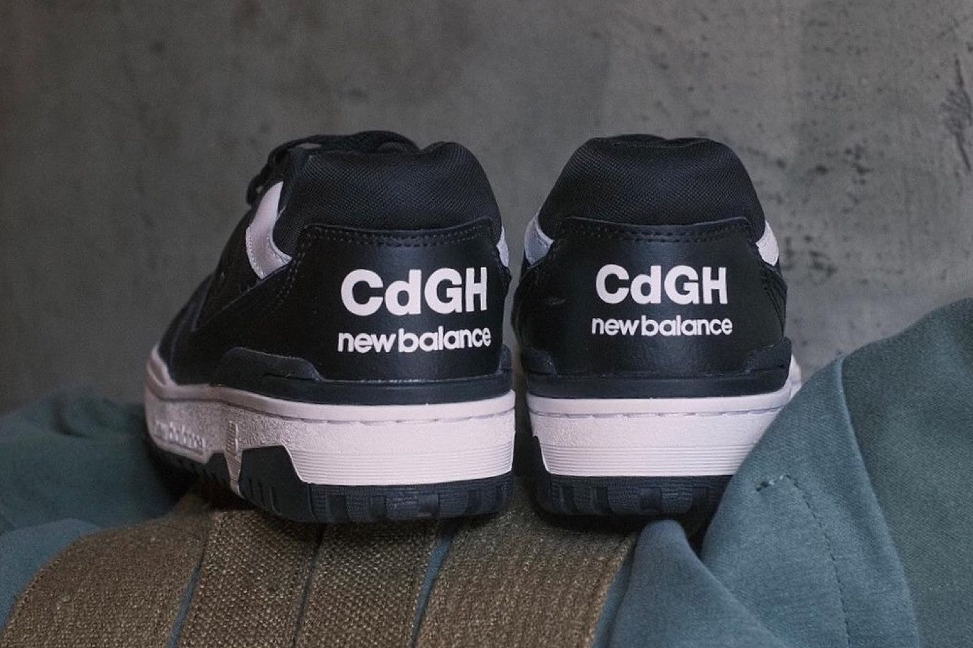 The COMME des GARÇONS x New Balance 550 "Black" is Coming Soon