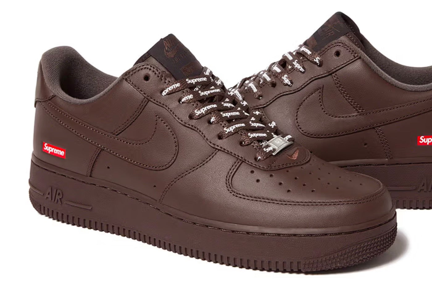 The Supreme x Nike Air Force 1 "Baroque Brown" Has Finally Been Confirmed