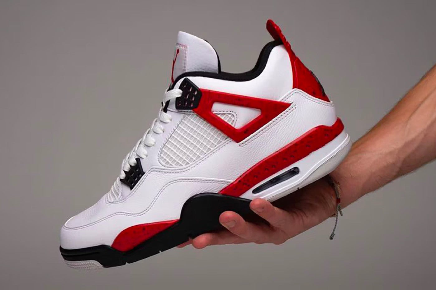 Get Up Close With the Air Jordan 4 "Red Cement"