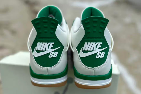 Get Up Close With the Nike SB x Air Jordan 4 "Pine Green"