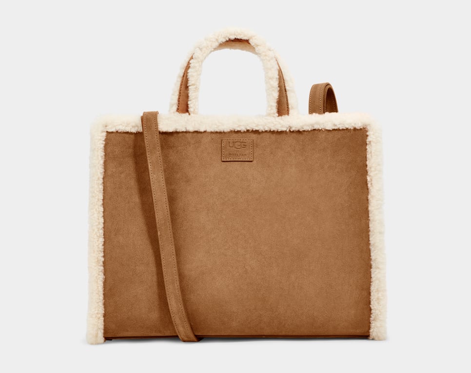 TELFAR X UGG SHOPPING BAG MEDIUM CHESTNUT