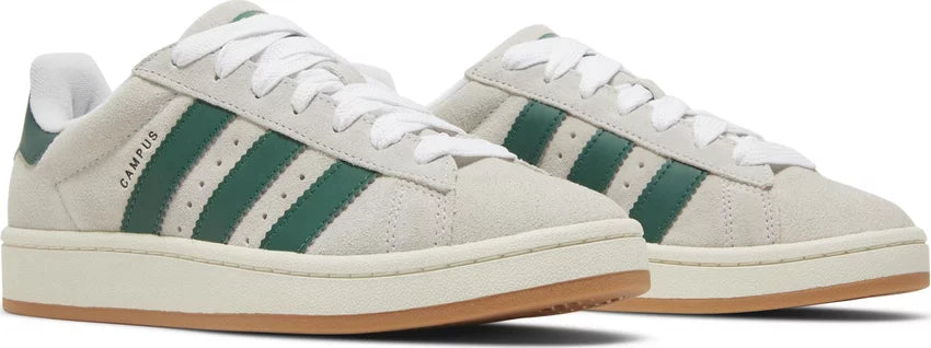 ADIDAS CAMPUS 00S CRYSTAL WHITE DARK GREEN WOMEN S