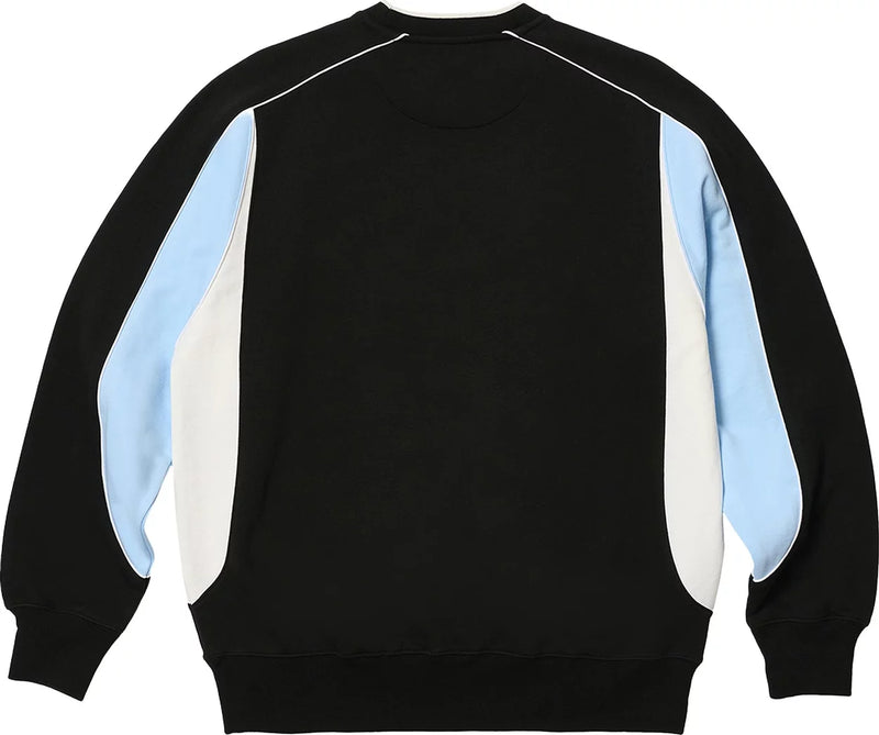 PALACE MASSIMO FORZA CREW BLACK - The Edit LDN