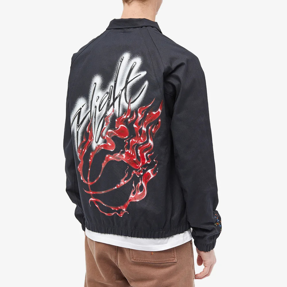 TRAVIS SCOTT X JORDAN WOVEN JACKET BLACK