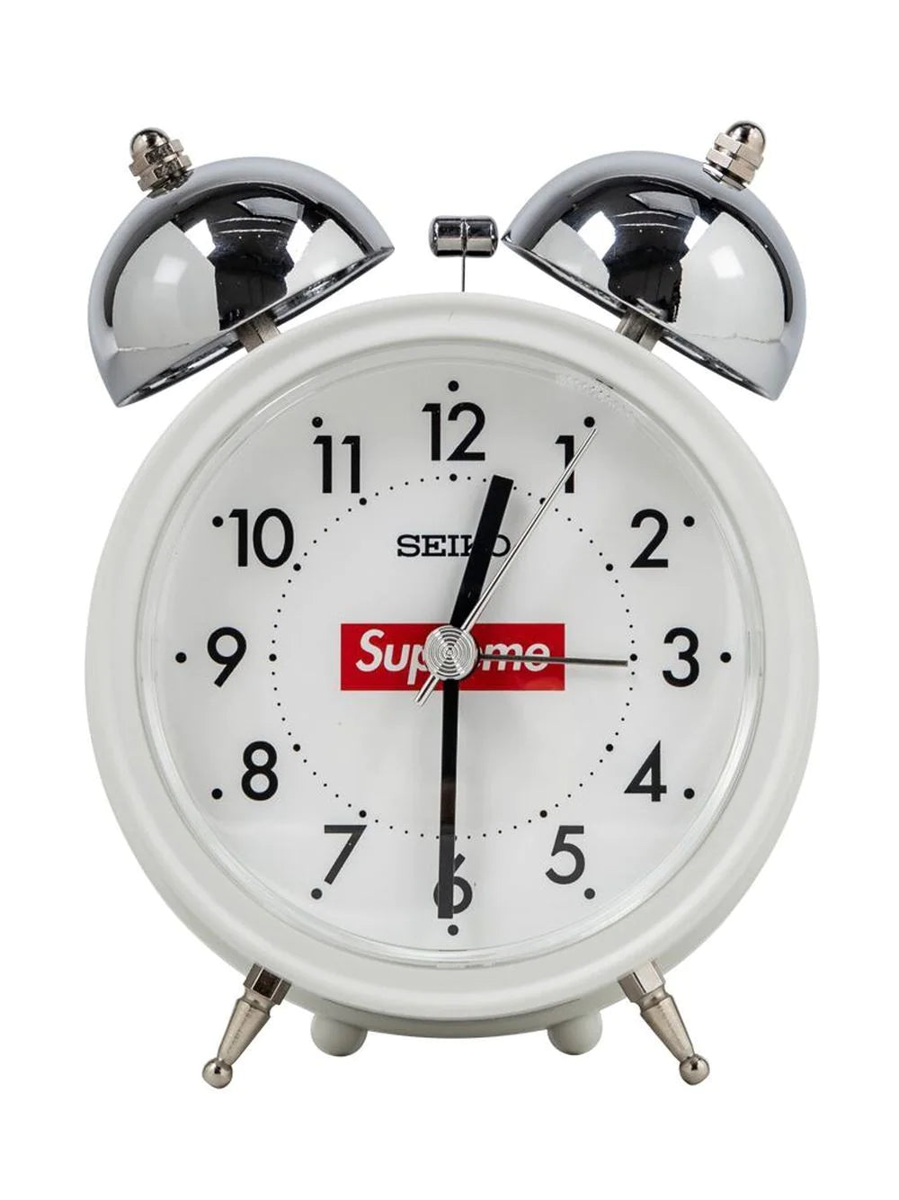 SUPREME SEIKO ALARM CLOCK WHITE
