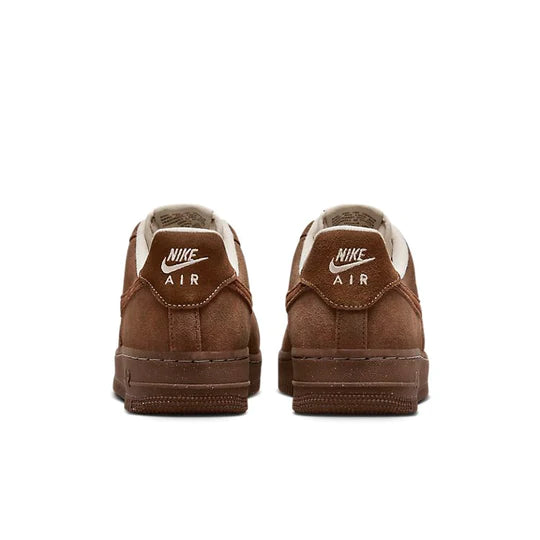 Nike air force 1 brown hot sale suede womens
