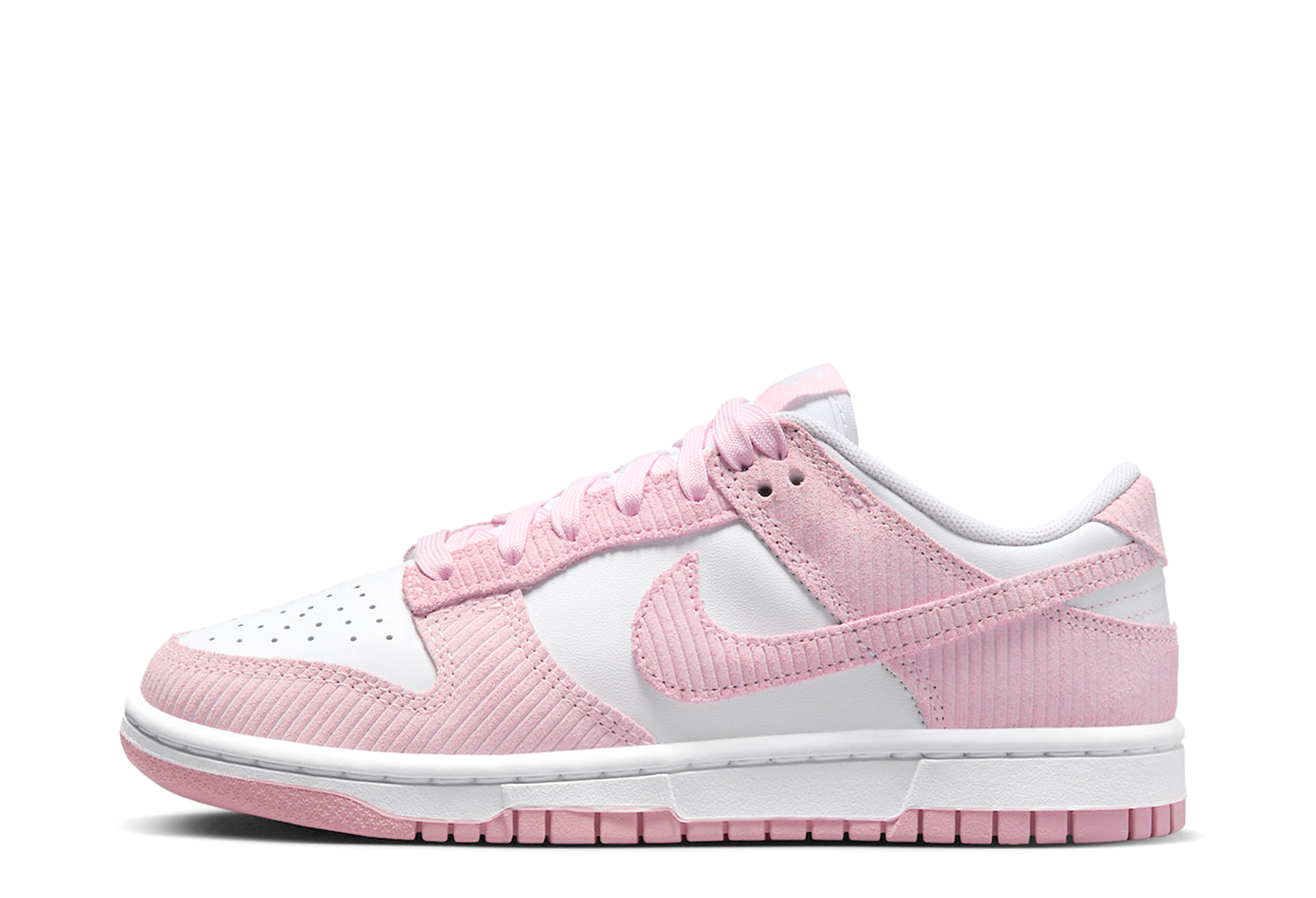 NIKE DUNK LOW PINK CORDUROY