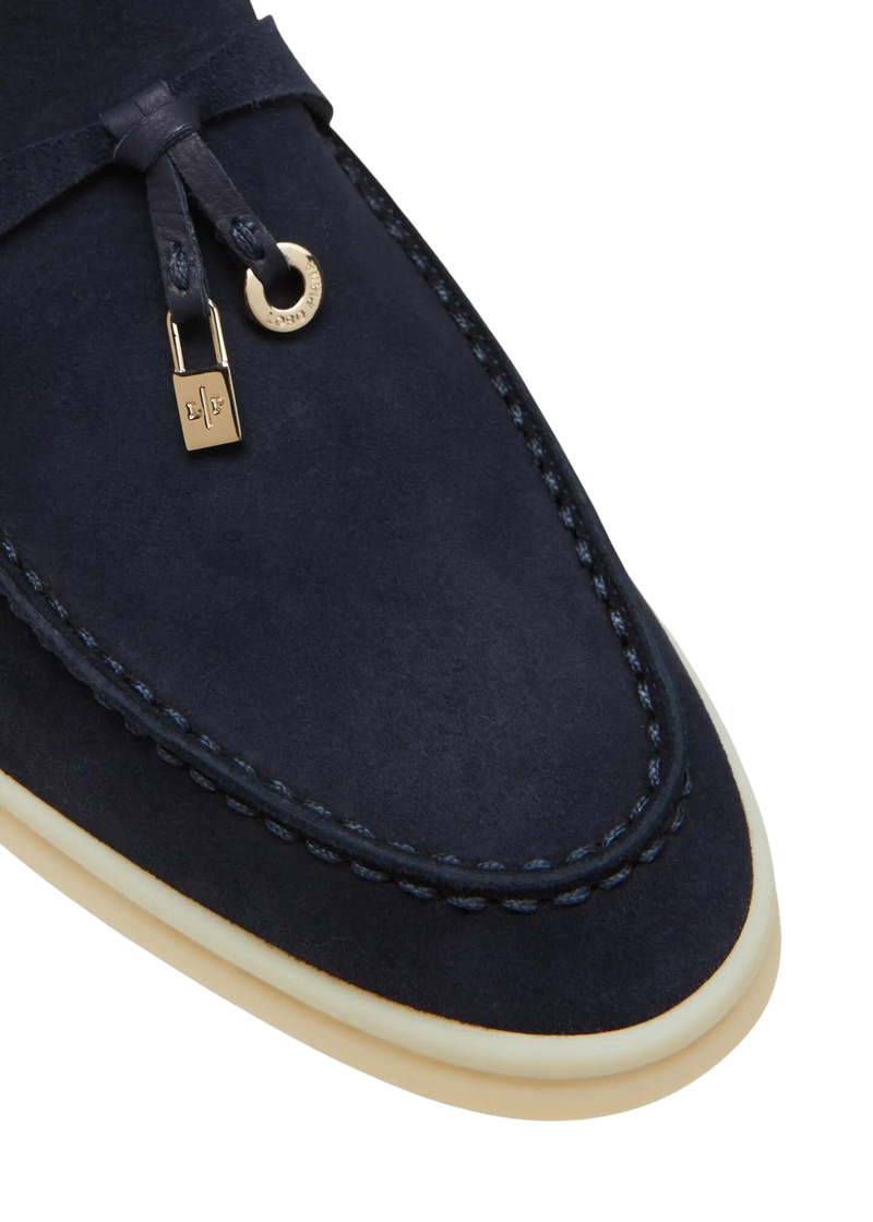 Blue suede shoes for summer - Playboy Shoes Scandinavia