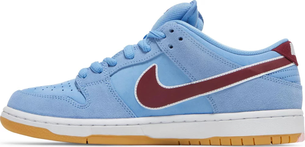 NIKE SB DUNK LOW VALOUR BLUE TEAM MAROON