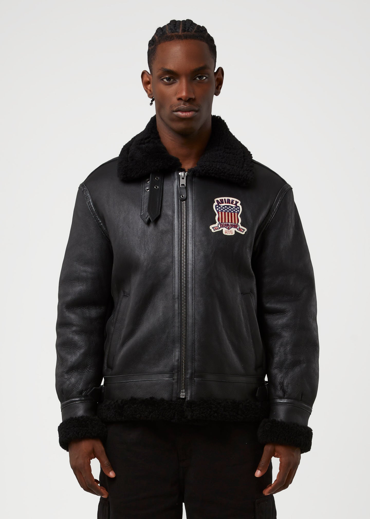 Avirex zip online up hoodie