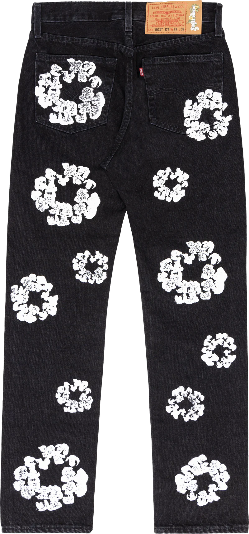 DENIM TEARS X LEVI'S COTTON WREATH JEAN BLACK