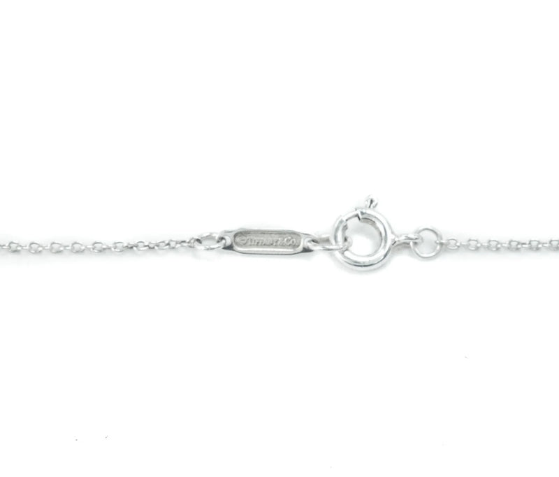 PRE LOVED - TIFFANY & CO BOW MEDIUM STERLING SILVER PENDANT NECKLACE
