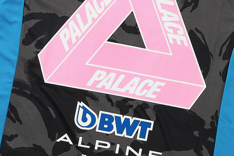 PALACE X KAPPA FOR ALPINE DRIVER JERSEY NIGHT DESERT CAMO