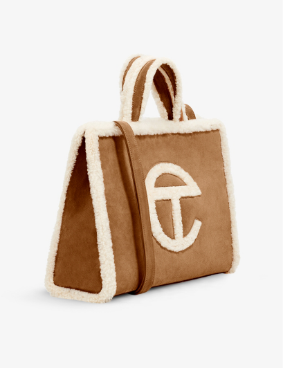 TELFAR X UGG SHOPPING BAG SMALL CHESTNUT