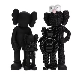 KAWS FAMILIE VINYLFIGUREN SCHWARZ