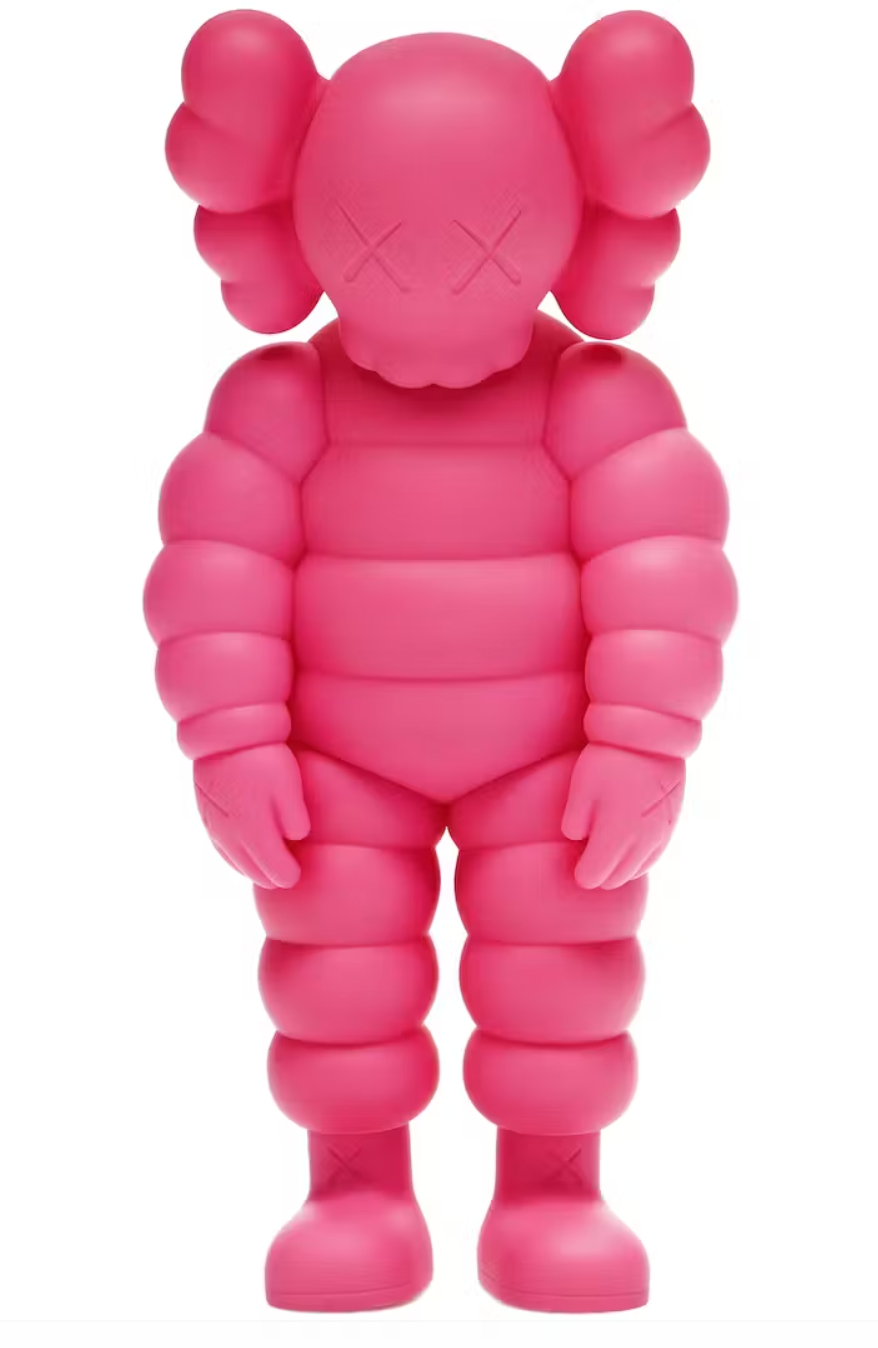 KAWS WHAT PARTY FIGURE PINK