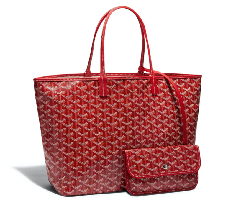 GOYARD SAINT LOUIS TOTE PM RED