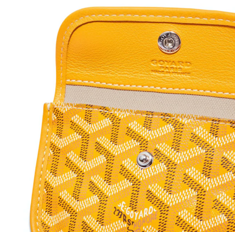 Goyard Goyardine Yellow Anjou Mini Bag Palladium Hardware – Madison Avenue  Couture