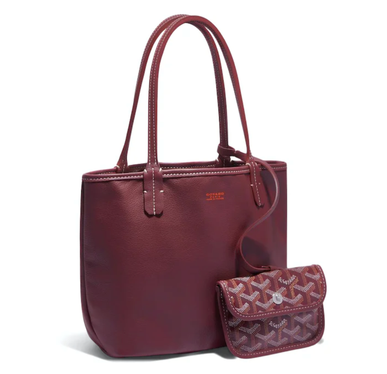 GOYARD ANJOU TOTE MINI BORDEAUX