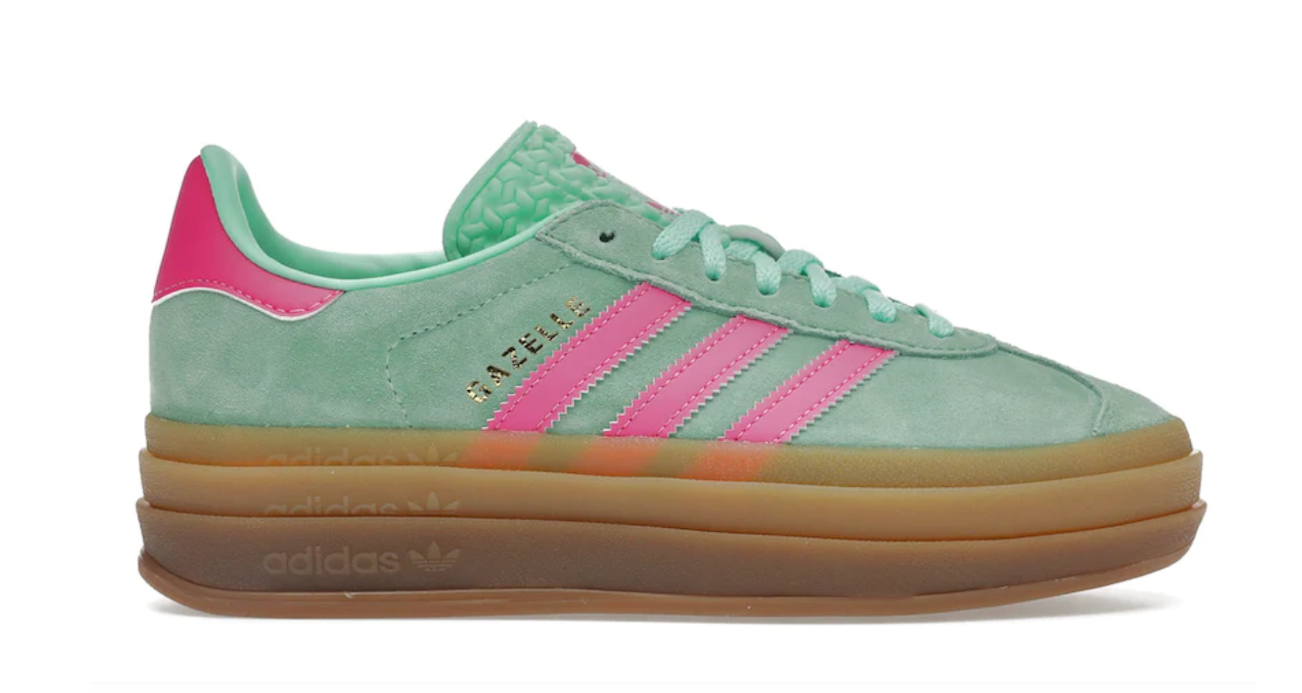 ADIDAS GAZELLE BOLD PULSE MINT PINK (W) - Sneakers Online - Adidas W Adi Heart