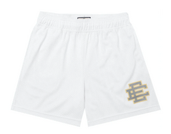ERIC EMANUEL EE BASIC SHORT WHITE/METALLIC SILVER