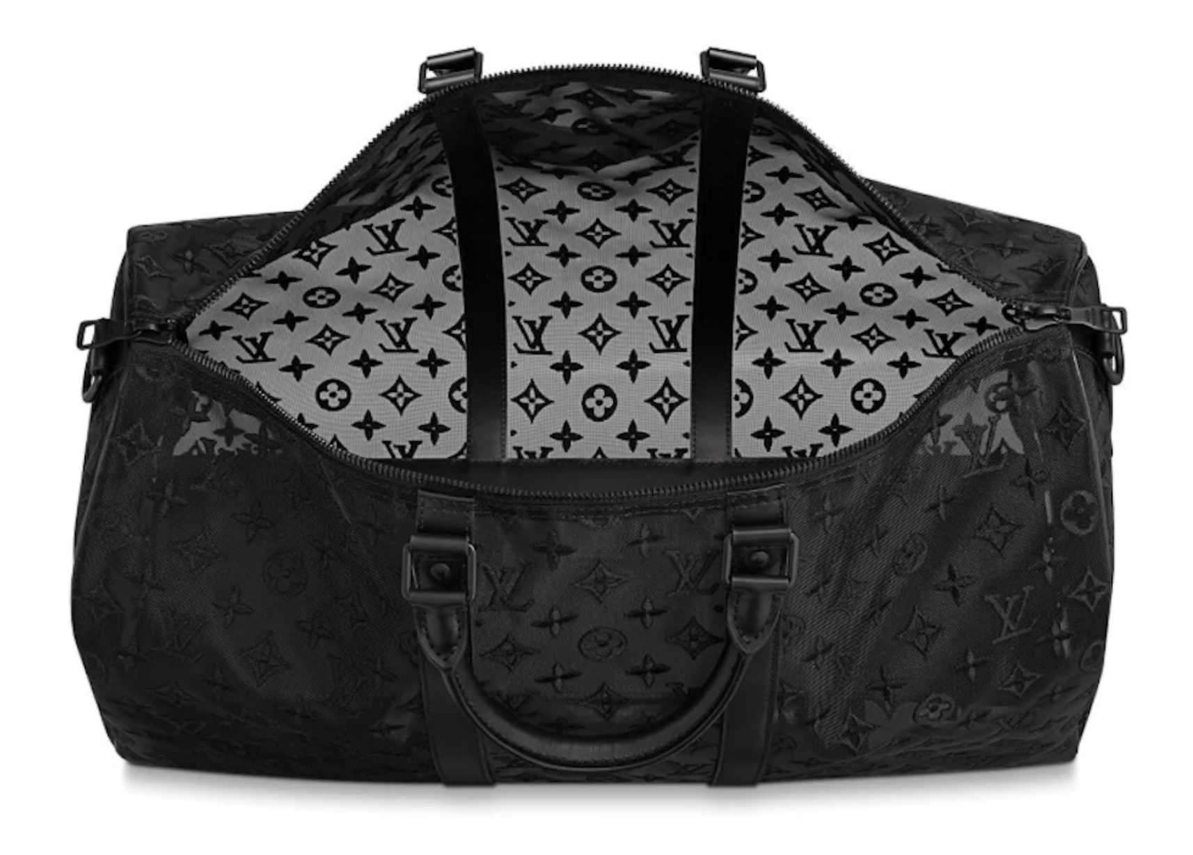 Louis vuitton keepall 50 top black