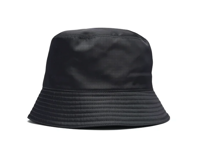 PRADA RE-NYLON BUCKET HAT BLACK