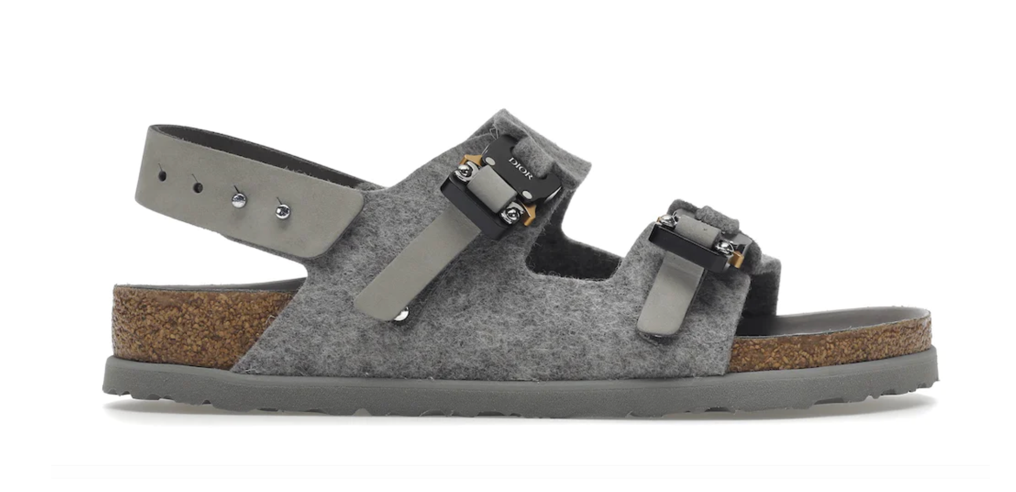 Dior X Birkenstock Milano Sandal - Black, Luxury, Sneakers