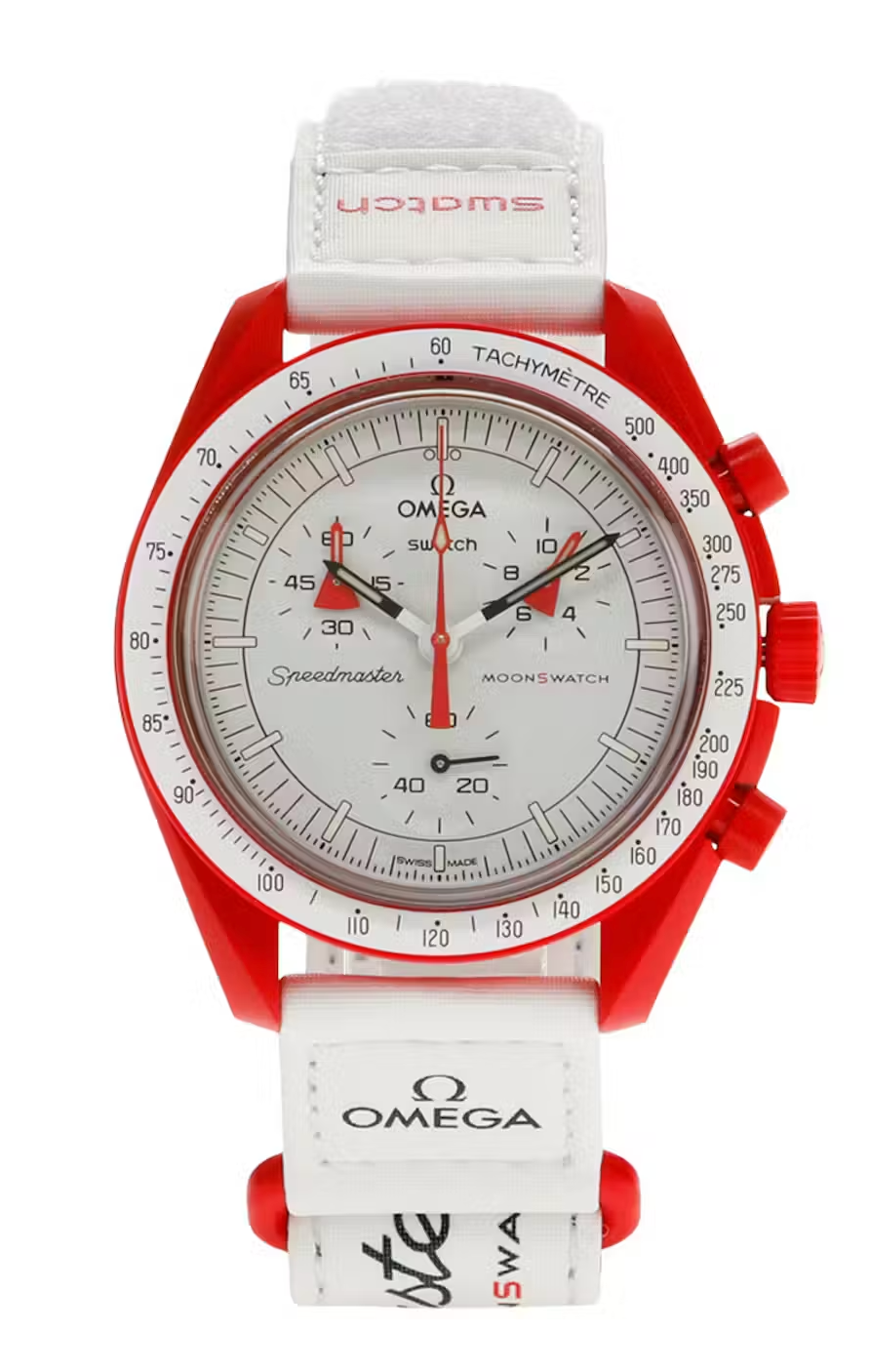 SWATCH X OMEGA BIOCERAMIC MOONSWATCH MISSION TO MARS SO33R100