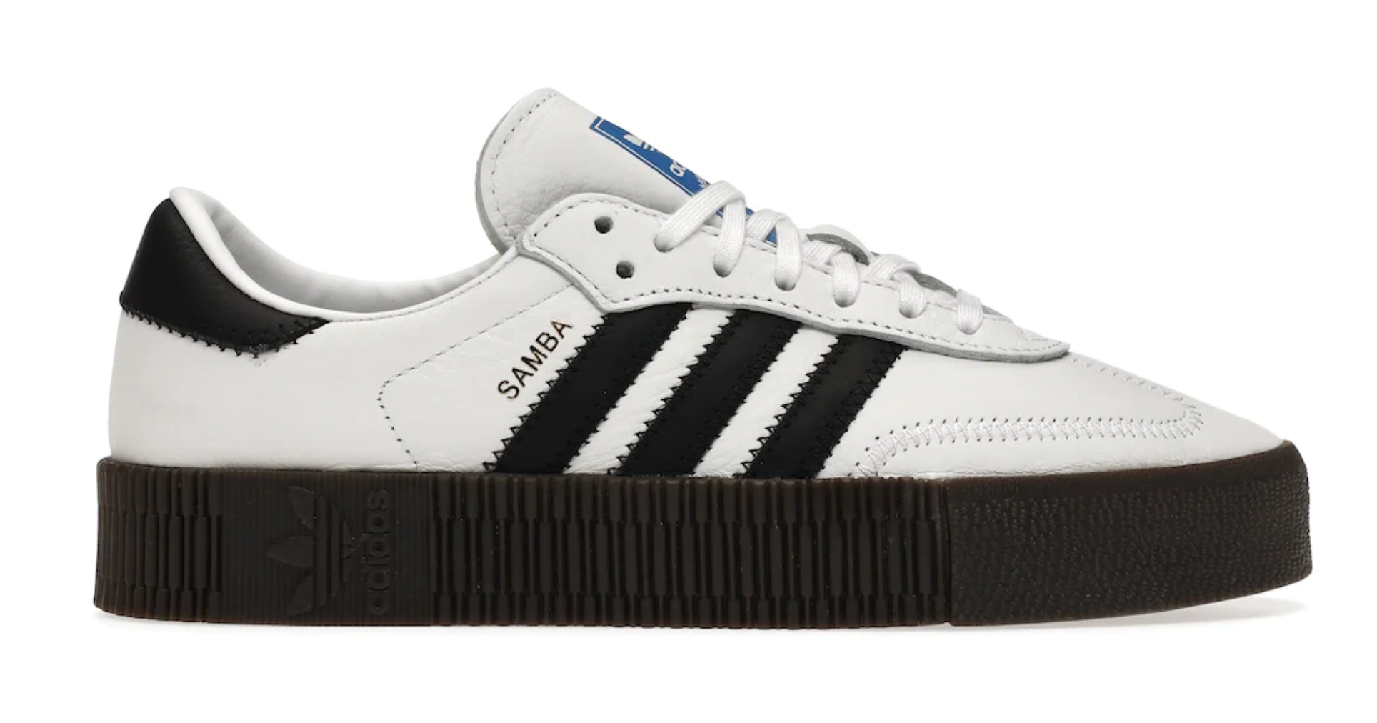 Adidas sambarose black gum best sale