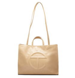 TELFAR SHOPPING BAG LARGE CREAM