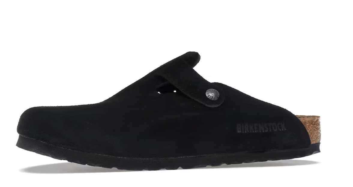 Birkenstock Boston Leather Smooth - Black
