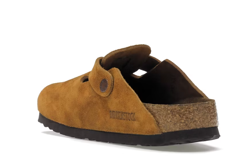 Birkenstock boston mink suede sales
