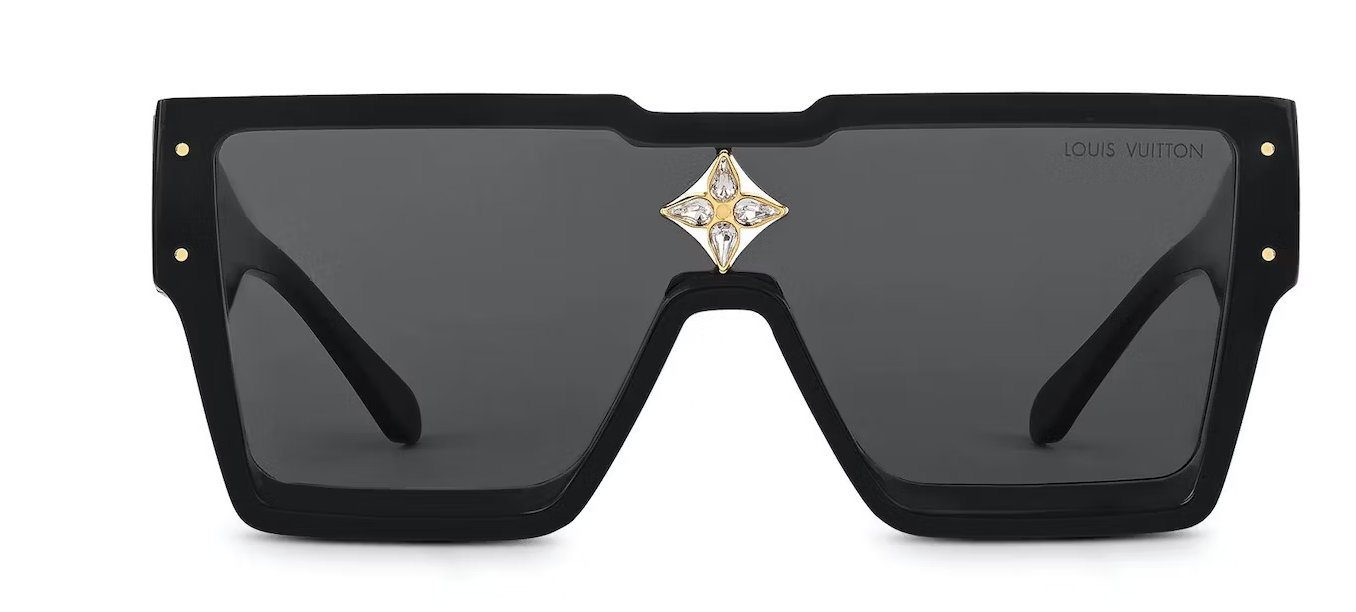 Black Louis Vuitton 2022 Cyclone Sunglasses