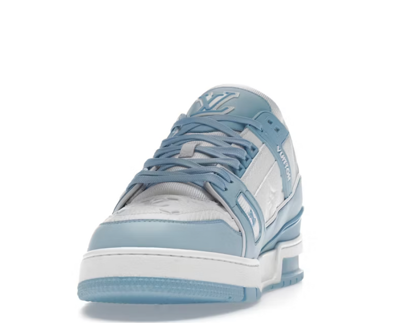LOUIS VUITTON TRAINER MONOGRAM LIGHT BLUE