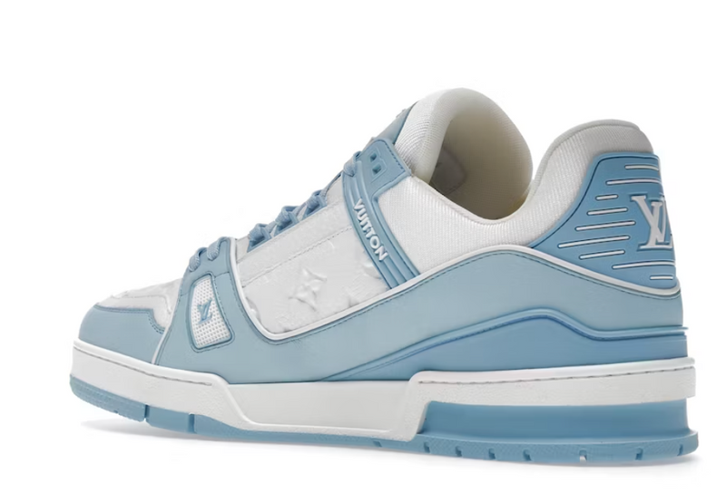 LOUIS VUITTON TRAINER MONOGRAM LIGHT BLUE