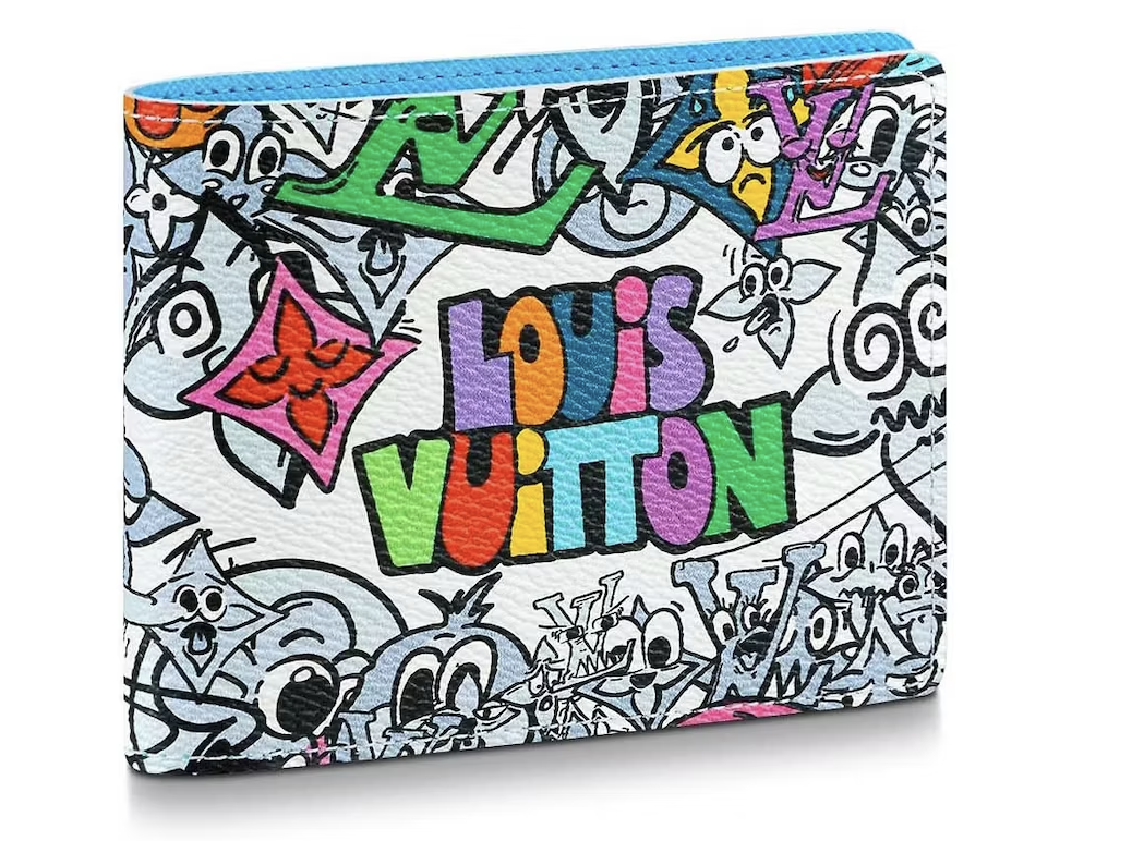 LOUIS VUITTON MULTIPLE WALLET WATERCOLOR BLUE – Caroline's Fashion