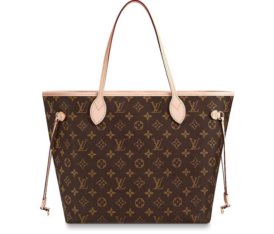 Valigia Louis Vuitton in tela a scacchi ebana e pelle marrone